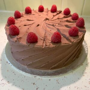 VEGAN CHOCOLATE & RASPBERRY CAKE